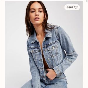 Free People Rumors Denim Jacket